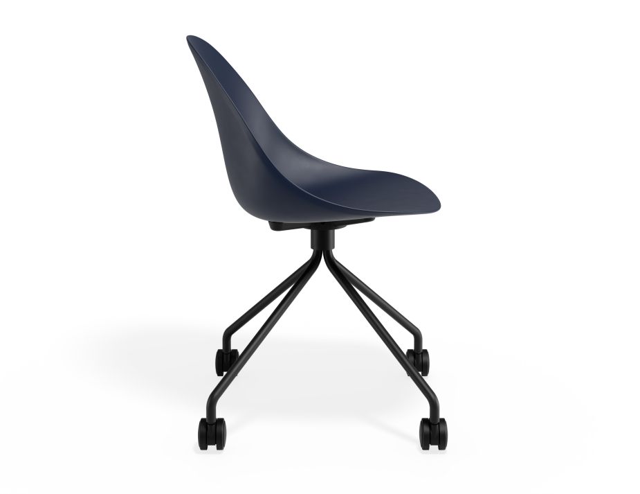 P 3 Pebble Chair Navyseat Pyramidcastors