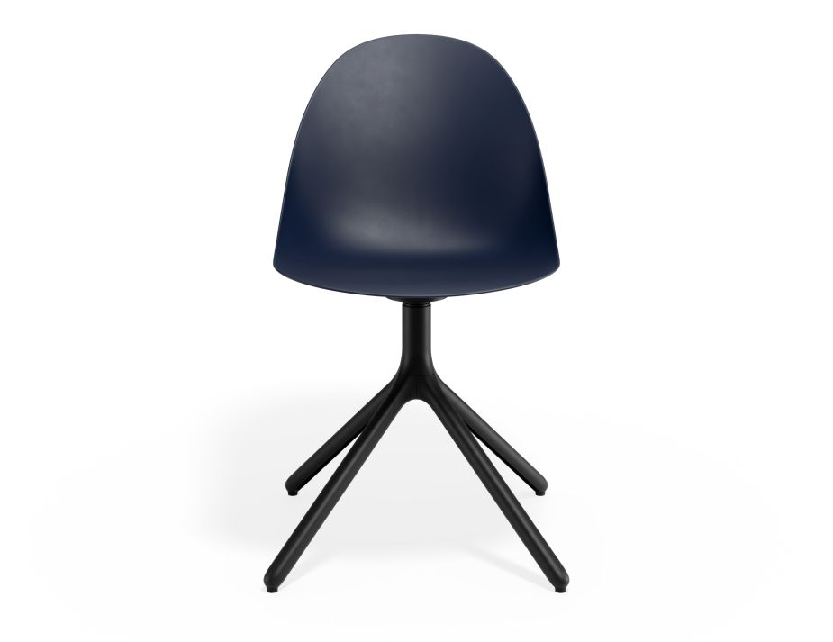 P 4 Pebble Chair Navyseat Swivelbase