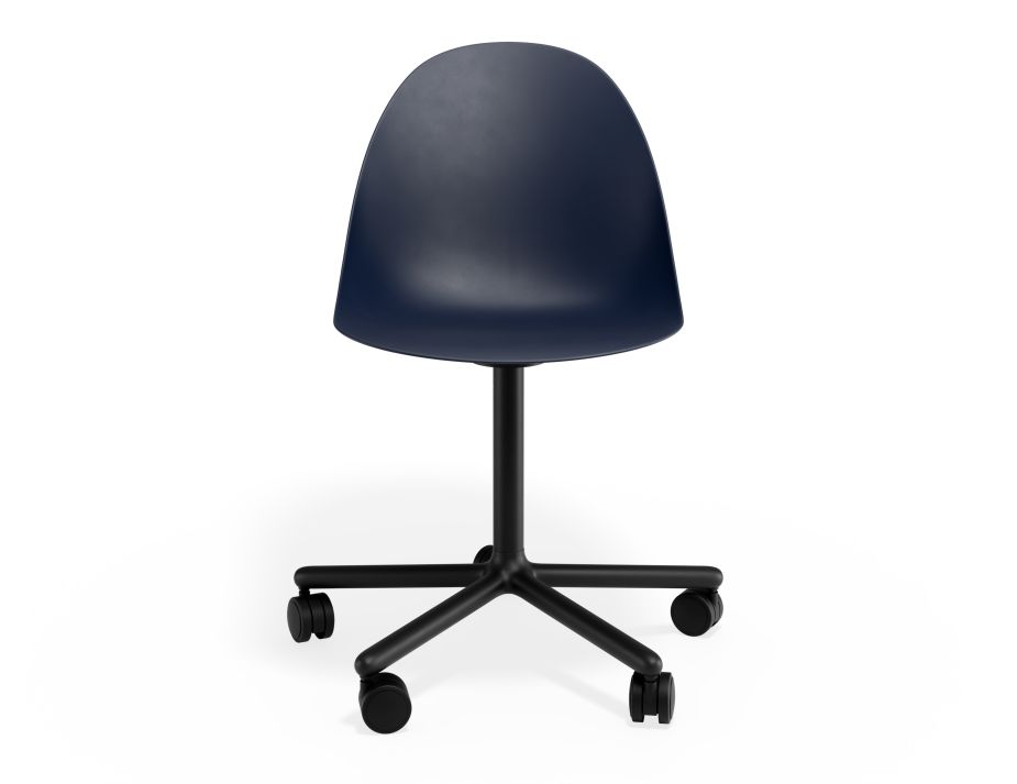 P 4 Pebble Chair Navyseat Swivelcastors