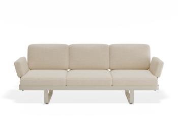 Delmar Config A - Outdoor Modular Sofa - Latte - Husk Cushions