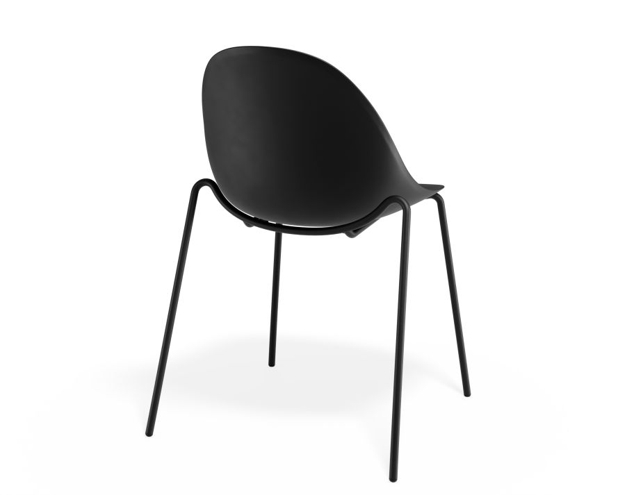 P 2 Pebble Chair Blackseat 4postblack