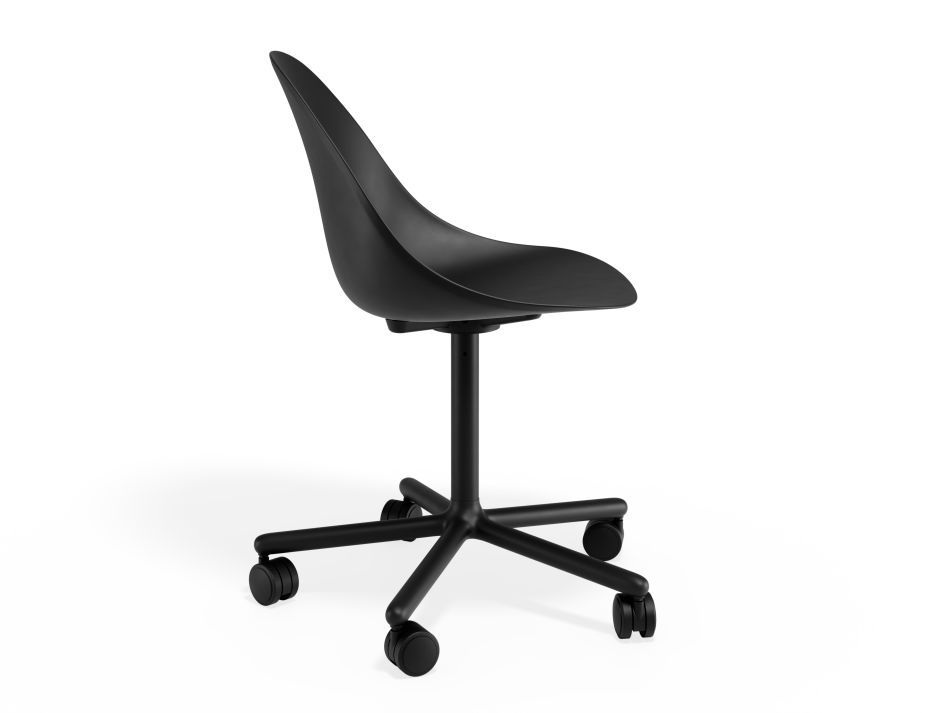 P 3 Pebble Chair Blackseat Swivelcastors