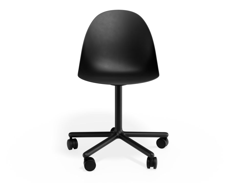 P 4 Pebble Chair Blackseat Swivelcastors