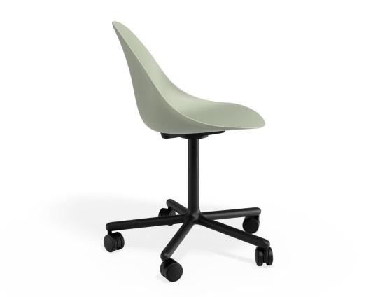 P 3 Pebble Chair Greenseat Swivelcastors