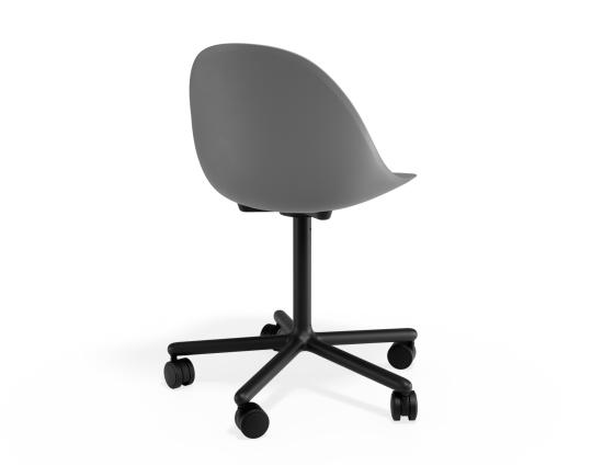 P 2 Pebble Chair Greyseatv2 Swivelcastors