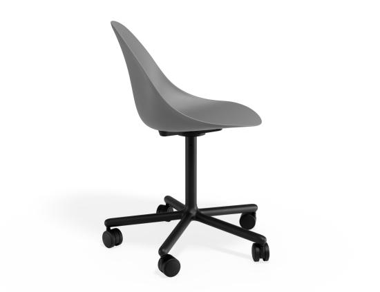 P 3 Pebble Chair Greyseatv2 Swivelcastors