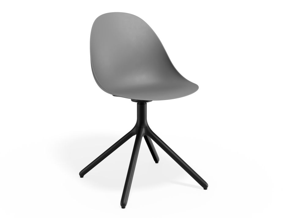 P 1 Pebble Chair Greyseatv2 Swivelbase