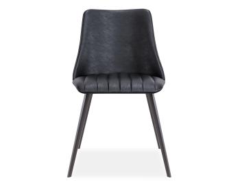 Andorra Dining Chair Black Vintage Vegan Leather