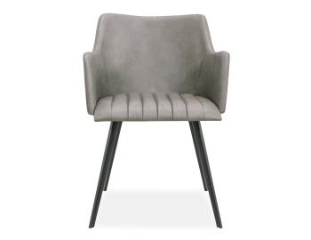 Andorra Armchair Grey Vintage Vegan Leather