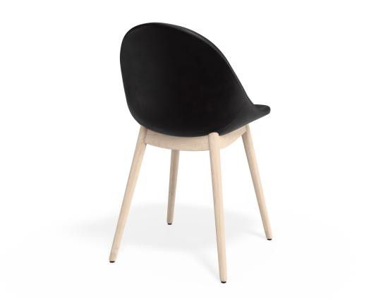 P 2 Pebble Chair Blackpuseat Beechbase