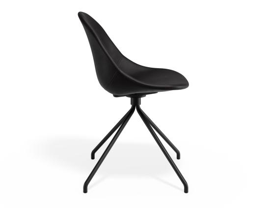 P 3 Pebble Chair Blackpuseat Pyramidfixed