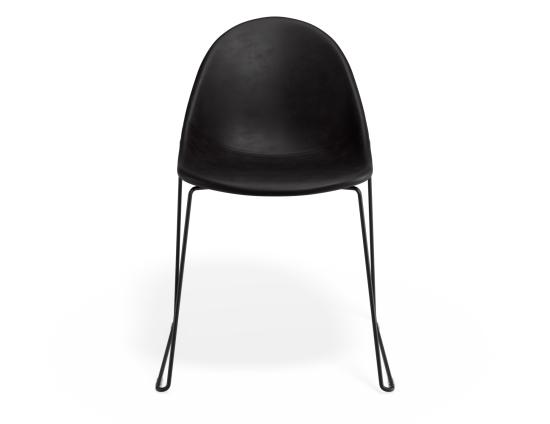 P 4 Pebble Chair Blackpuseat Sledblack