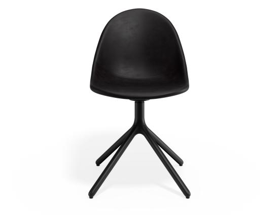 P 4 Pebble Chair Blackpuseat Swivelbase