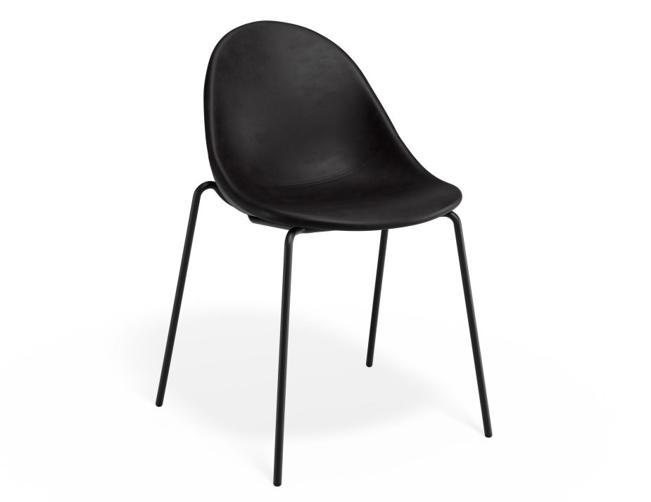 P 1 Pebble Chair Blackpuseat 4postblack