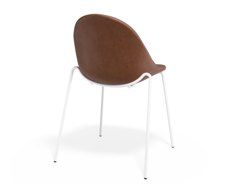 P 1 Pebble Chair Tanpuseat 4postwhite