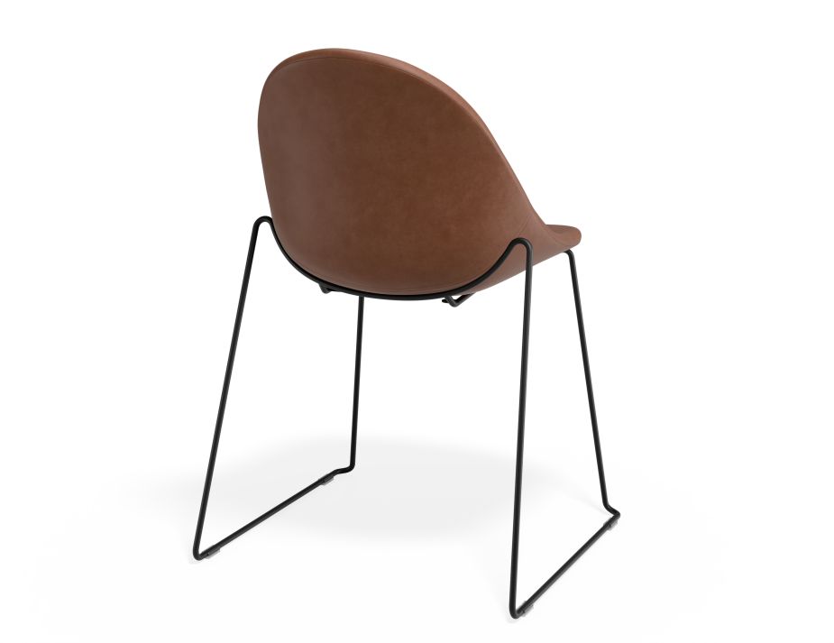 P 2 Pebble Chair Tanpuseat Sledblack