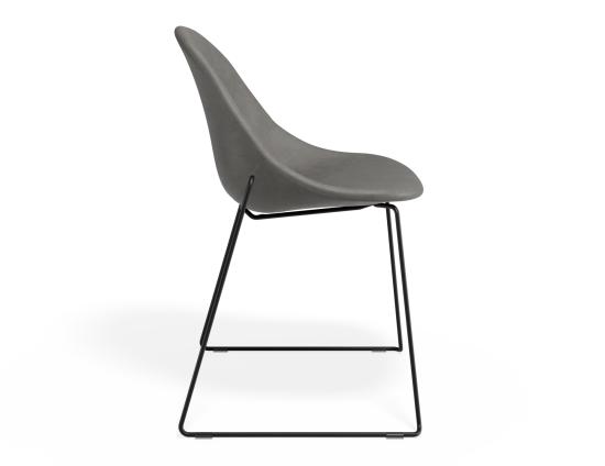 P 3 Pebble Chair Greypuseat Sledblack