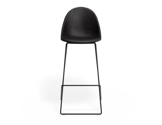 P 4 Pebble Barstool Blackpuseat Blackframe