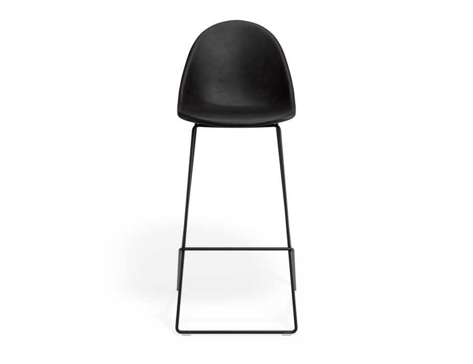 P 4 Pebble Barstool Blackpuseat Blackframe