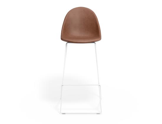 P 4 Pebble Barstool Tanpuseat Whiteframe