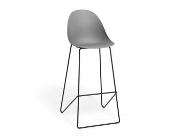 Pebble Light Grey Bar Stool