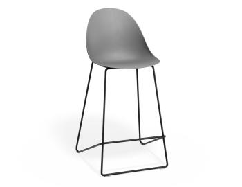 Pebble Light Grey Bar Stool