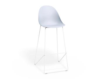 Pebble Pale Blue Bar Stool