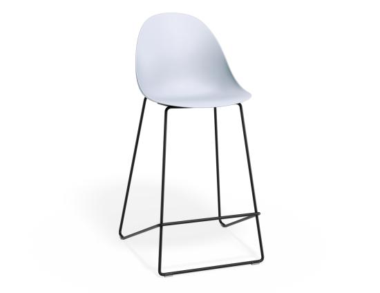 P 1 Pebble Kitchenstool Palebluev3seat Blackframe