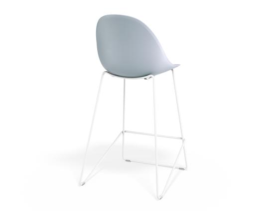P 2 Pebble Kitchenstool Palebluev3seat Whiteframe