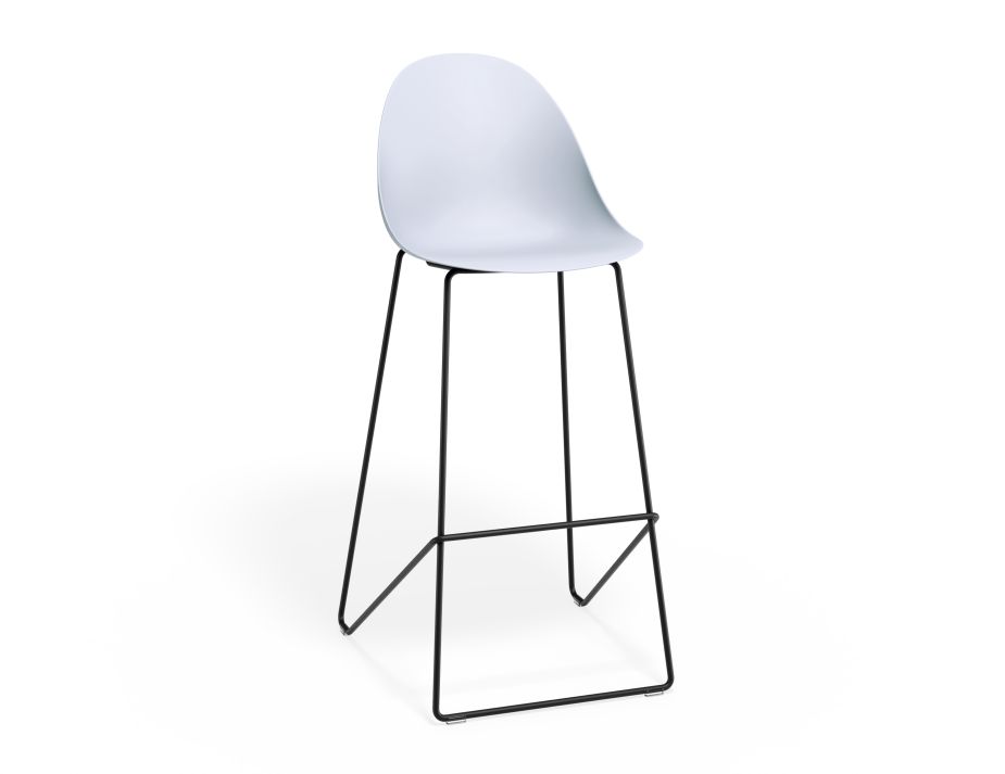P 1 Pebble Barstool Palebluev3seat Blackframe