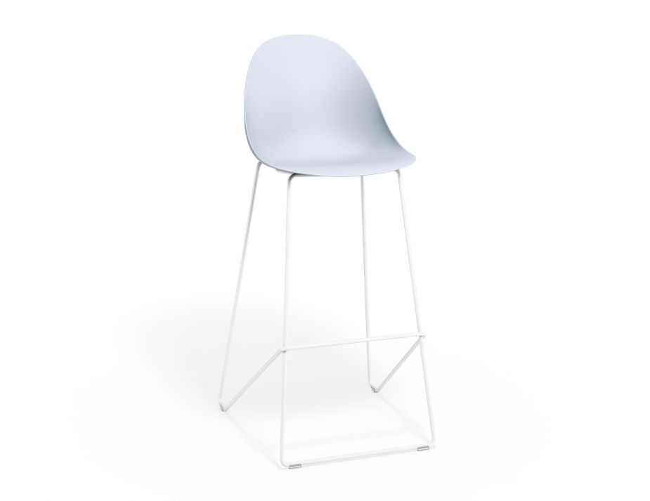 P 1 Pebble Barstool Palebluev3seat Whiteframe