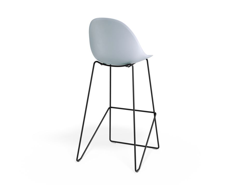P 2 Pebble Barstool Palebluev3seat Blackframe