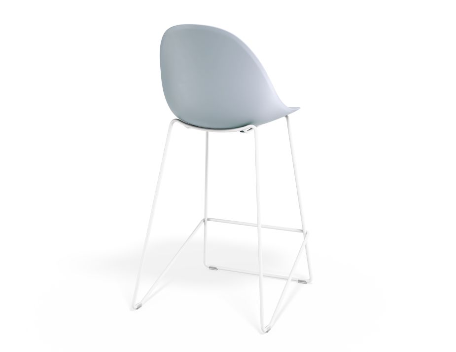 P 2 Pebble Kitchenstool Palebluev3seat Whiteframe