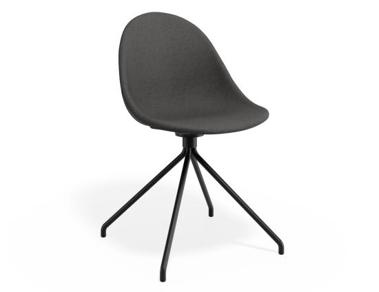 P 1 Pebble Chair Greyfabricseat Pyramidfixed