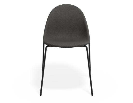 P 4 Pebble Chair Greyfabricseat 4postblack