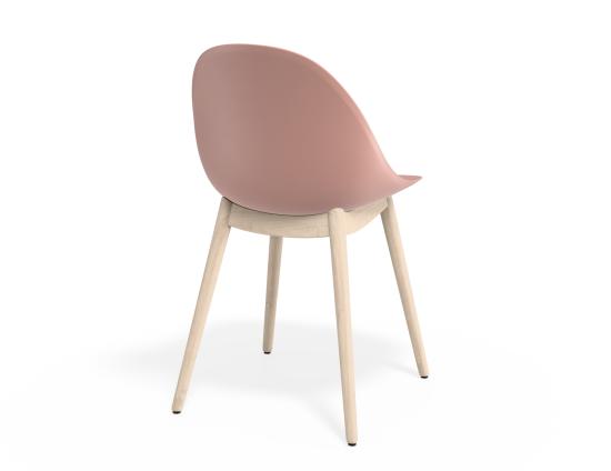 P 2 Pebble Chair Pinkseat Beechbase