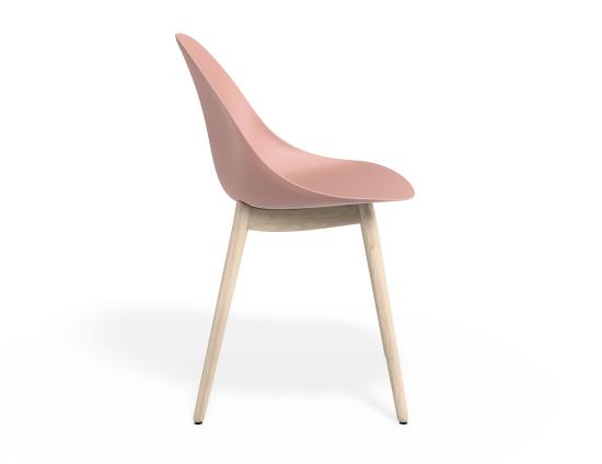 P 3 Pebble Chair Pinkseat Beechbase