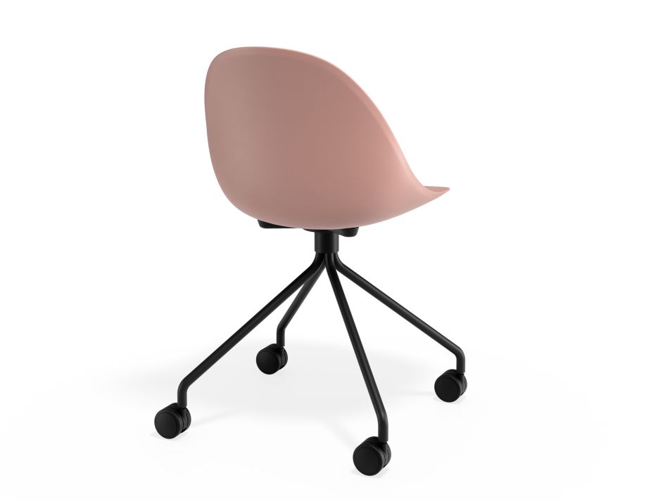 P 2 Pebble Chair Pinkseat Pyramidcastors