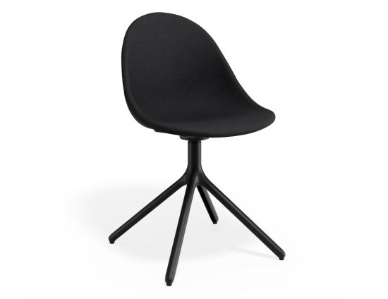 P 1 Pebble Chair Anthracitefabricseat Swivelbase