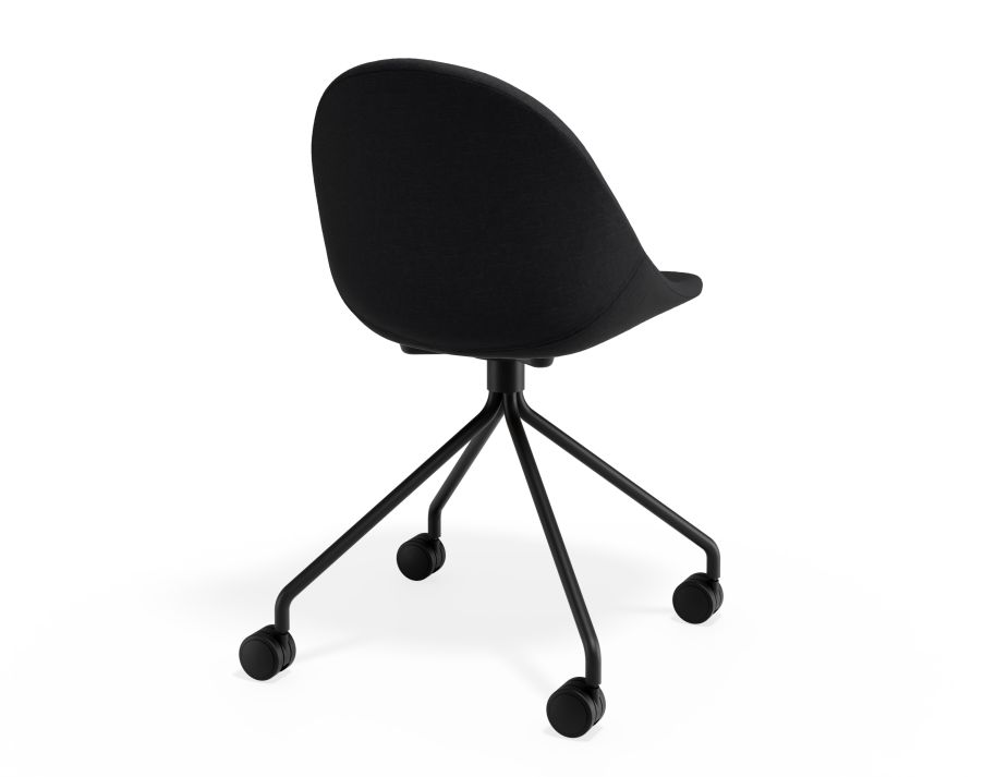 P 2 Pebble Chair Anthracitefabricseat Pyramidcastors