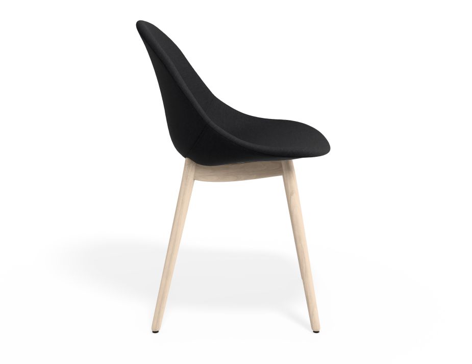 P 3 Pebble Chair Anthracitefabricseat Beechbase