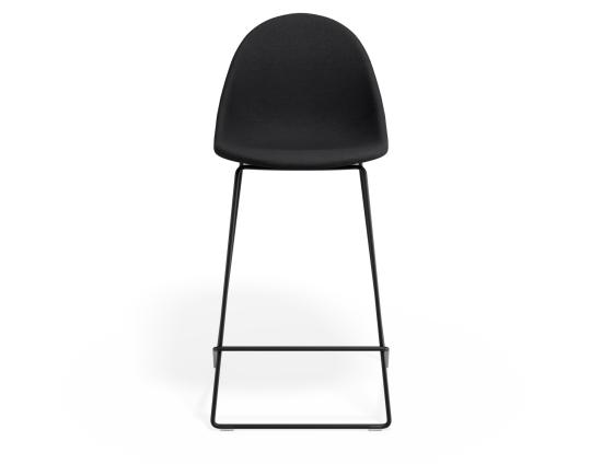 P 4 Pebble Kitchenstool Anthracitefabricseat Blackframe