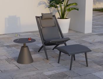 Minori Footrest Dark Grey
