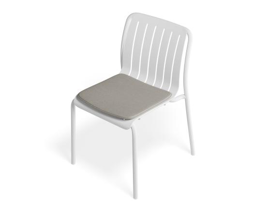 P 5 Roku Diningchair White Lightgreypad