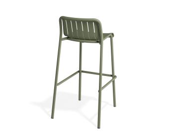 Roku Outdoor Bar Stool Matte Eucalyptus Green