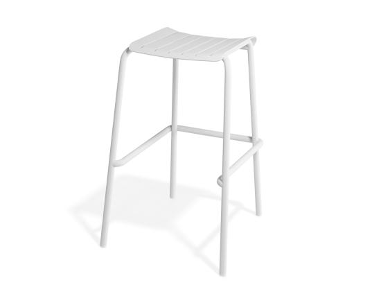 P 2 Roku Backlessbarstool White