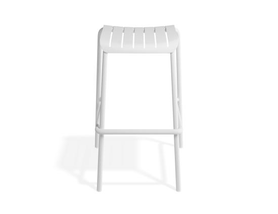 P 4 Roku Backlessbarstool White