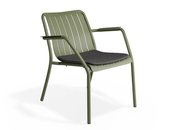 P 1 Roku Loungechair Charcoal Green