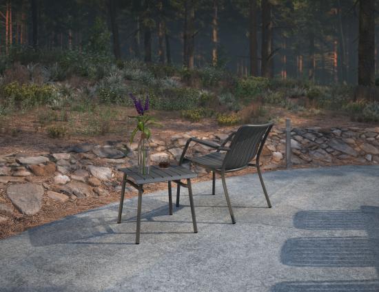 L 2 Roku Loungeset Charcoal