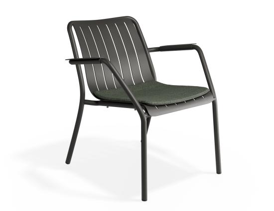P 1 Roku Loungechair Green Charcoal